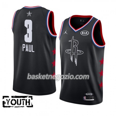 Canotte Bambino Houston Rockets Chris Paul 3 2019 All-Star Jordan Brand Nero Swingman